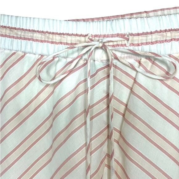 LAUREN RALPH LAUREN Mitered Stripe Berry Multi Lightweight Midi Shirt Size 8 - Picture 6 of 11